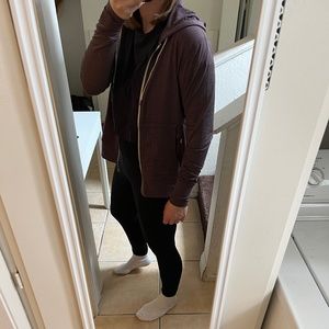 Vuori Halo Hoodie - Purple Full Zip Sweatshirt